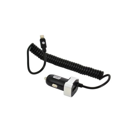 CARPOINT SZIVARGYÚJTÓ TÖLTŐ USB+8 PIN LIGHTNING 120 CM