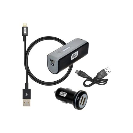CARPOINT TELEFONTÖLTŐ SZETT 4 DB-OS POWER BANKKAL MICRO USB/LIGH.
