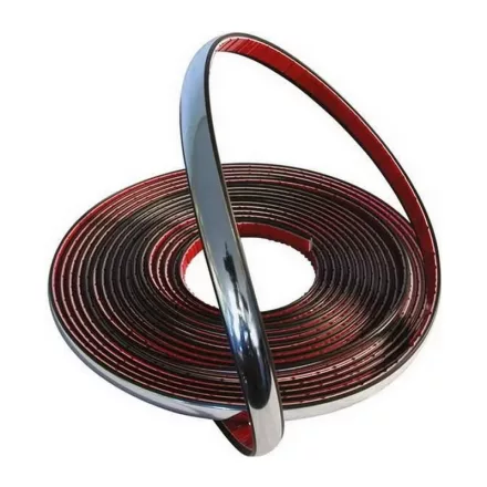 Carpoint Öntapadós Króm Díszcsík 12mm x 8m