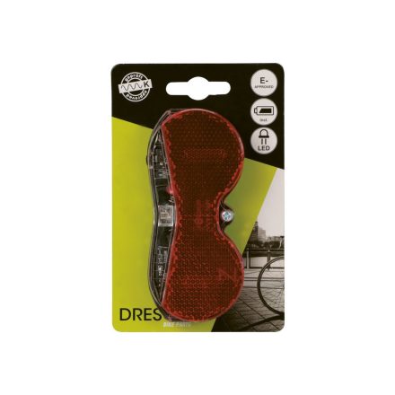 Dresco, Kerékpár Hátsó Lámpa Led, Elemes