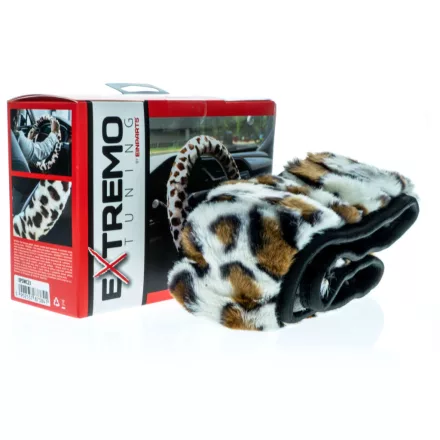 EINPARTS EPSWC23 Leopárd mintás kormányvédő 37-39cm