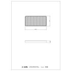 Ajba, Prizma Tégla Fehér, Öntapadós