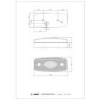 Ajba, FL88 Szélességjelző Sárga