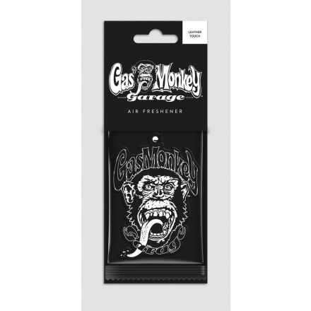 Aroma Car, Illatosító, Gas Monkey Leather Touch, Black