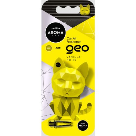 Aroma Car, Illatosító, Geo Cat Polimer Vanília Noire