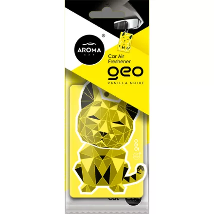 Aroma Car, Illatosító, Geo Cat Yellow Vanilla Noire
