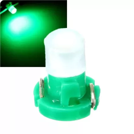 HOMASITA MŰSZERFAL IZZÓ T3 LED ZÖLD 12V 0,2W