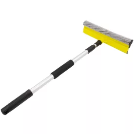  MaxSpeed, Szivacsos ablaklehúzó, 55-90 cm-es alumínium teleszkópos nyéllel, 25 cm széles, sárga