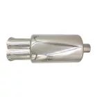 MaxSpeed, Kipufogódob Dupla Ovál véggel, Króm