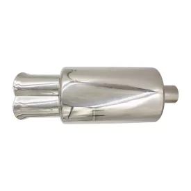 MaxSpeed, Kipufogódob Dupla Ovál véggel, Króm