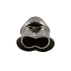 MaxSpeed, Kipufogódob Dupla Ovál véggel, Króm