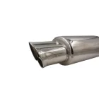 MaxSpeed, Kipufogódob Dupla Ovál véggel, Króm