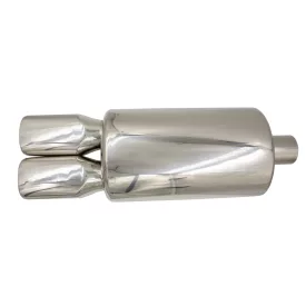 MaxSpeed, Kipufogódob Dupla négyzet véggel, Króm