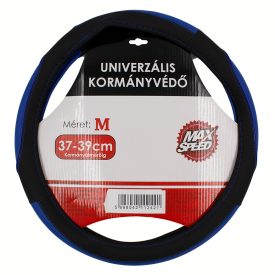   MaxSpeed, Kormányvédő Perforált Bőrhatású  Fekete-Kék  37-39cm