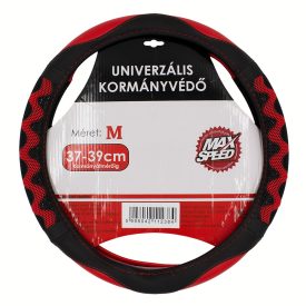 MaxSpeed, Kormányvédő Méhsejtes, Fekete-Piros, 37-39cm