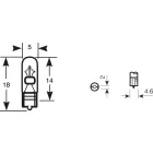 Ring, Izzó Műszerfalba, 1,2W, 12V