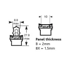 Ring, Izzó Műszerfalba, 5W, 12V, Fekete