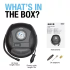 Ring, Kompresszor, 12 V -os analóg mérőórás, 120 W