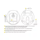 Ring, Kompresszor, 12 V -os analóg mérőórás, 120 W