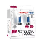 M-Tech, Powertec, H11+100% Izzó Ultra White, Pár