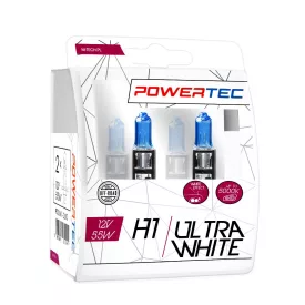 M-TECH IZZÓ 12V H1 55W POWERTEC ULTRA WHITE PÁR
