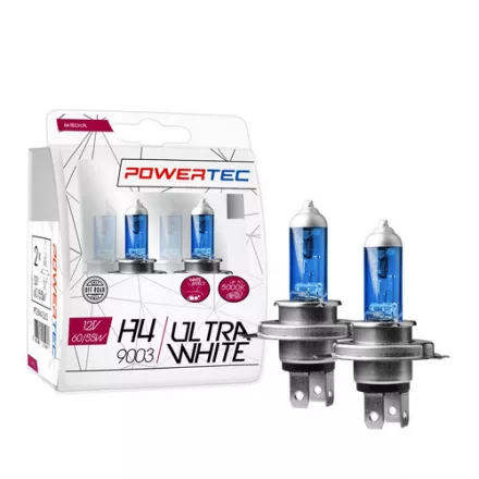 M-Tech, H4 Izzó, Ultra White, 12V 60/55W Párban