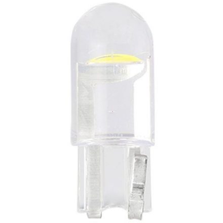 M-Tech, L006AW T10 Led Izzó, Fehér Konkáv, 12V W5W, Darabos