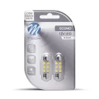 M-TECH C5W szofita LED jelzőizzó, 36mm, 2db/bliszter