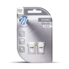 M-Tech, LB040W T10 Led Izzó, Fehér, 12V W5W