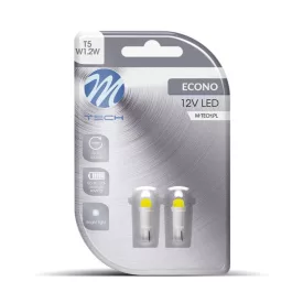 M-Tech, T5 Led Izzó 12V, Fehér, Párban