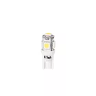 M-Tech, LB054W T10 Led Izzó, Fehér, 12V W5W