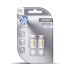 M-Tech, LB058W T10 Led Izzó, Fehér, 12V W5W