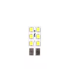 M-Tech, LB083W T10 Led Izzó, Fehér, 12V W5W