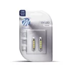 M-Tech, LB311W Szofita Led Izzó, Fehér 41mm, Canbus, 12V C5W