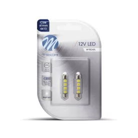   M-Tech, LB311W Szofita Led Izzó, Fehér 41mm, Canbus, 12V C5W