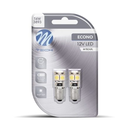 M-Tech, LB314W BA9S Led Izzó, Fehér, Canbus, 12V