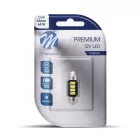 M-Tech, LB334W Szofita Led Izzó, Fehér 36mm, Canbus 12V C5W