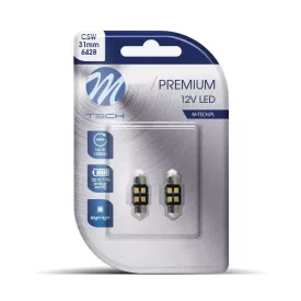   M-Tech, LB345W Szofita Led Izzó, Fehér 31mm, Canbus 12V C5W