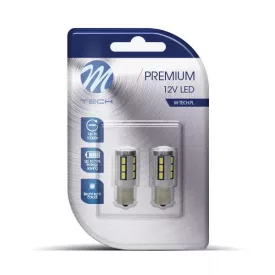   M-Tech, IZZÓ, 12V, 21W, LED SMD BA15S, 18XSMD, FEHÉR, PÁR, CANBUS