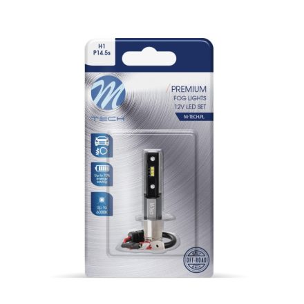 M-TECH IZZÓ 12V H1 LED SMD 3W 280 LM 1 DB 6X1616 SMD LED