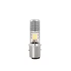 M-Tech,  LB552W-01B,  BA20D Led , Fehér, 12V