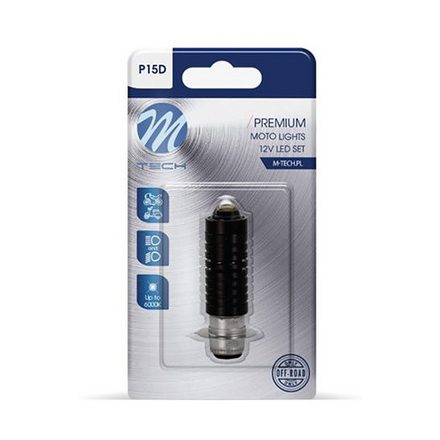 M-Tech, LB571W-01B, P15D Led Izzó