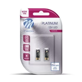   M-Tech, Platinum Canbus, 2xHP, LED izzó pár, W5W, T10, 12V, Fehér