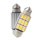 M-Tech, LB815W02B Szofita Izzó, Fehér 36mm, Canbus 12V C5W