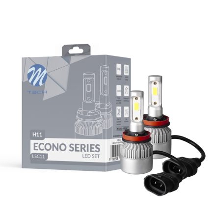 M-Tech, H11 LED, 80W 9-32V 6000K, PÁR