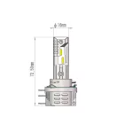 IZZÓ 12V H15 LED PÁR PRO 6000K 