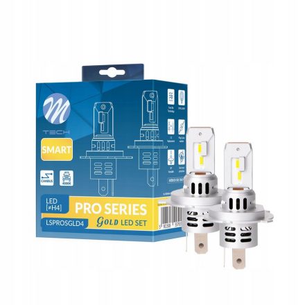 M-Tech, Pro Series Gold, H4 Led Párban, 12V 4000k