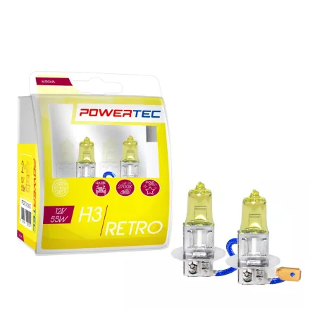 M-Tech, Retro, H3 Izzó, 12V 55W, Párban