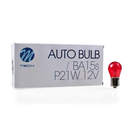 M-TECH IZZÓ 12V 21W PIROS BA15S DB