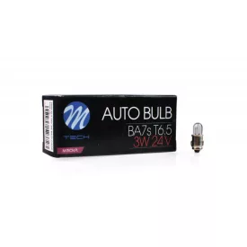 M-Tech, T6.5, 24V 3W, BA7S, Darabos